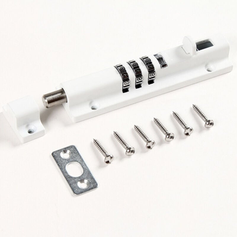 Umnuou - Verrou pour portail, verrouillage par combinaison mécanique – Plus besoin de clefs – Parfait pour portails, hangars, tout espace de stockage