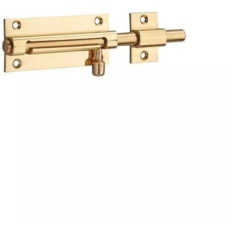 Verrou pour porte de meuble targette laiton 70 mm