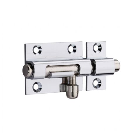 Verrou targette laiton chromé 40 mm