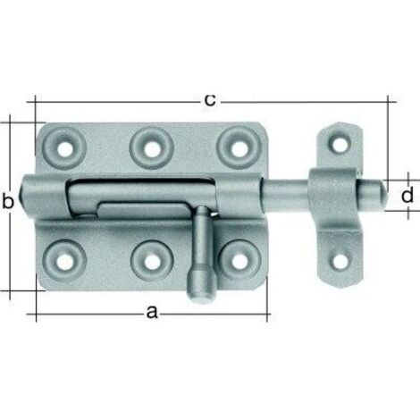 Verrou Typ266 boucle 100mm galvanisé