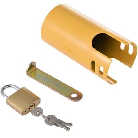 Verrouillage de robinet Lock Tap - Couvercle de protection antivol - En fer métallique de qualité supérieure - Multifonction - Pour extérieur, jardin, cuisine