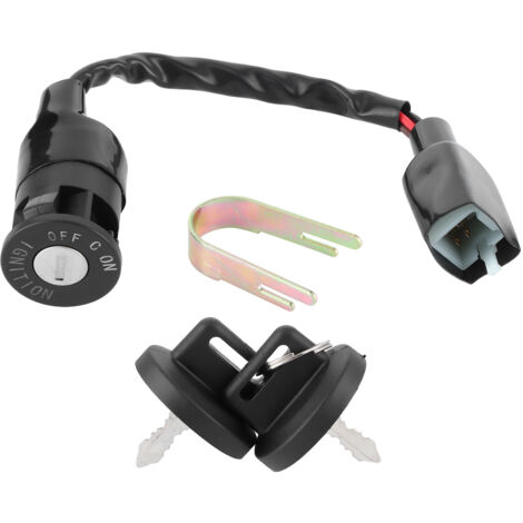 Verrouillage du commutateur d'allumage avec 2 clés de remplacement, adapté pour Polaris Sportsman 90 2001 – 2014