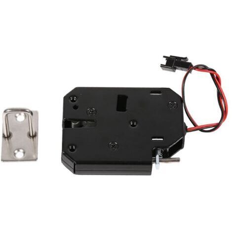 Verrouillage Electromagnétique DC 12V Électro-Aimant, Serrure électromagnétique pour Armoire, Verrou électronique de Tiroir, Serrure Electrique pour Système de Contrôle D'accès de Porte