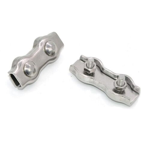 Verrous à double fil pour jardins extérieurs, longueur ajustable, en acier inoxydable duplex, installation et retrait faciles, réutilisables pour usage domestique et industriel.