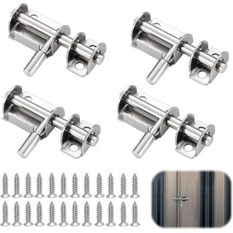 verrous de porte, loquet de porte intérieure, crochet de portail coulissant extérieur, verrou de porte de garage, verrous de fenêtre, loquet de placard en bois de chambre