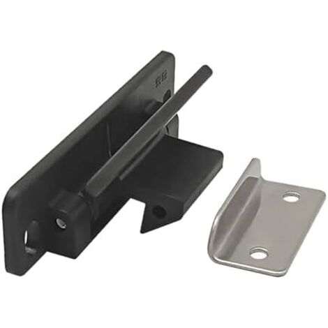 Verrous de tiroir pour camping-car, loquet porte d'armoire, Modification du matériel, retenue placards, garde-robe de, noir Noir -