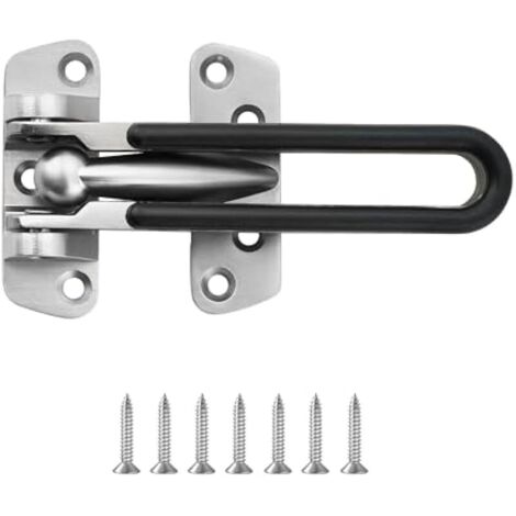 Verrous Loquet Extérieur,11x5 CM, Verrou Porte Loquet Pratique, Verrou Porte Interieure en Acier Inoxydablede, Loquet Porte Coulissante Pour Portes, Fenêtres, Clôtures, Brossé