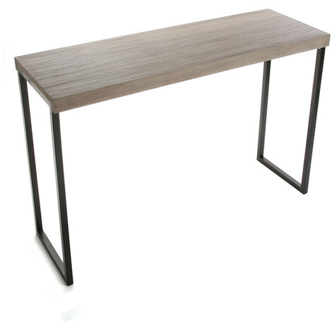 Versa Brandon Mueble Recibidor Estrecho, Mesa Consola, 80x40x120cm - Marrón