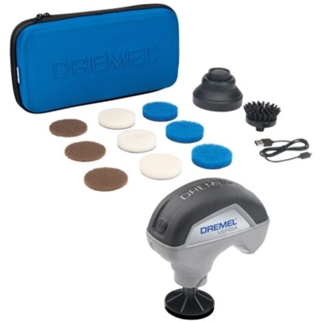 Dremel – Outil multifonction sans fil 6V – 11 accessoires inclus – Nettoyage intensif pour surfaces fragiles et résistantes – Idéal pour espaces confinés