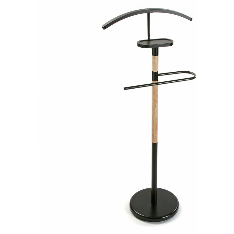 

Holstebro Galán de Noche Moderno Multifuncional, 112x28,8x46,5cm - Negro - Versa