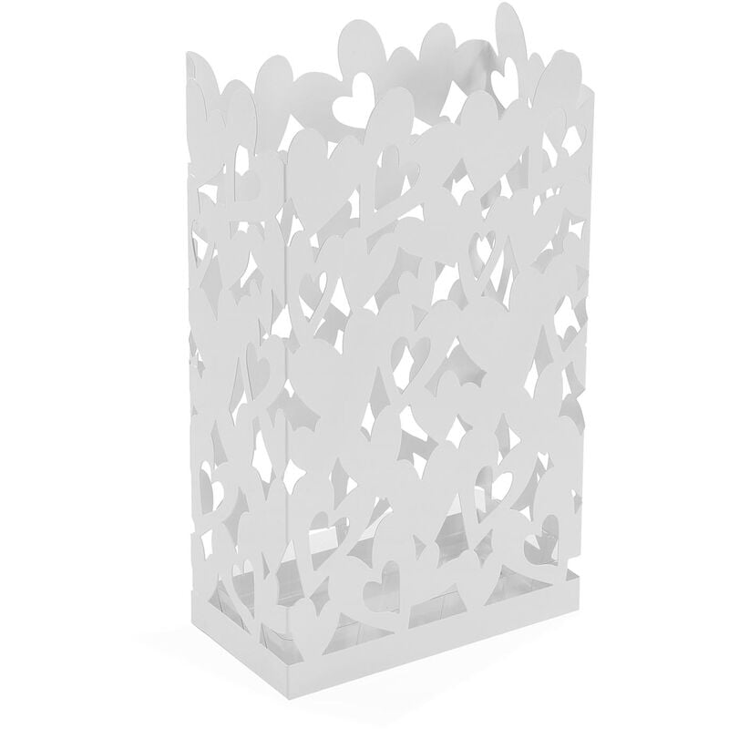 

Kamira Paragüero para la Entrada, Habitación o Hall, 49x15x28cm - Blanco - Versa