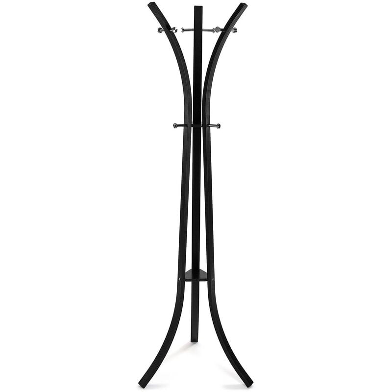 

Kiefer Perchero de Pie de Estilo Minimalista, 175x58x58cm - Negro - Versa