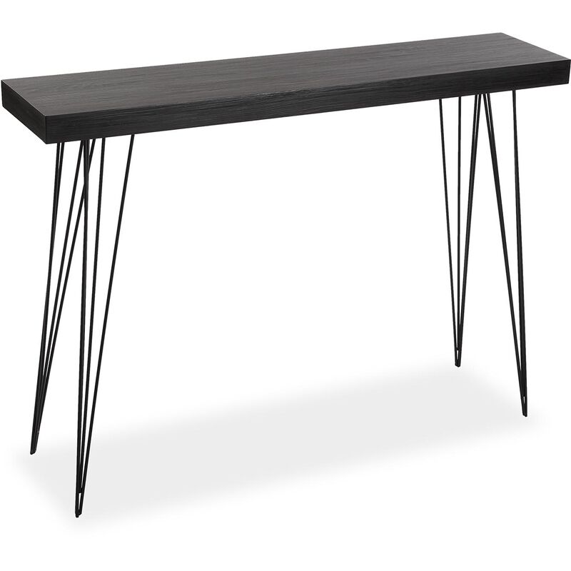 

Dark Dallas Mueble Recibidor Estrecho, Mesa Consola, 80x25x110cm - Marrón oscuro - Versa