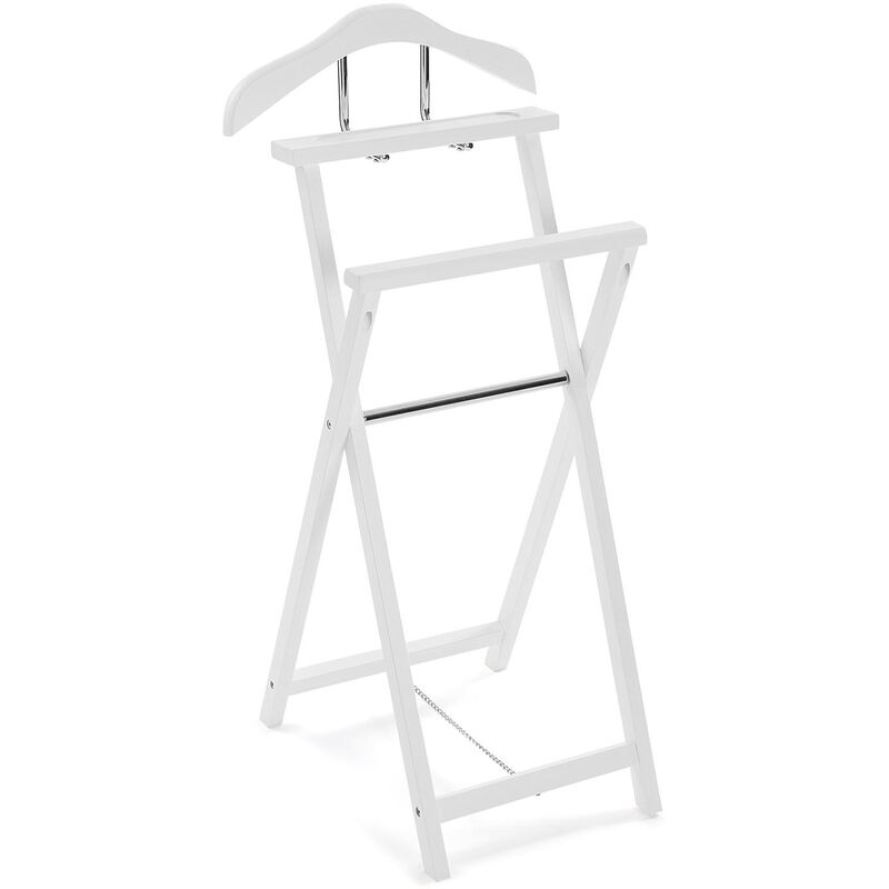 

Nasso Galán de Noche Moderno Multifuncional, 97x45x45cm - Blanco - Versa