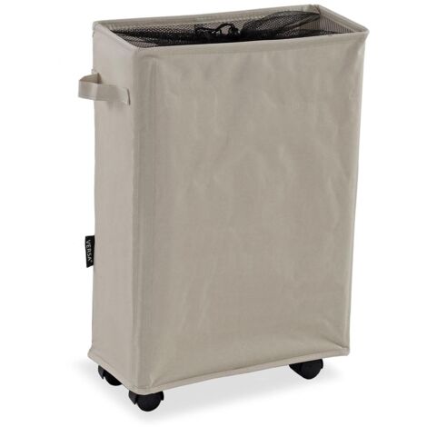 VERSA pongotodo alargado con ruedas 18,5x39x58 cm , Pongotodo alargado con ruedas 18,5x39x58 cmMarca Versa Descubre Versa Cesto de ropa de Estilo Contemporaneo Medidas
