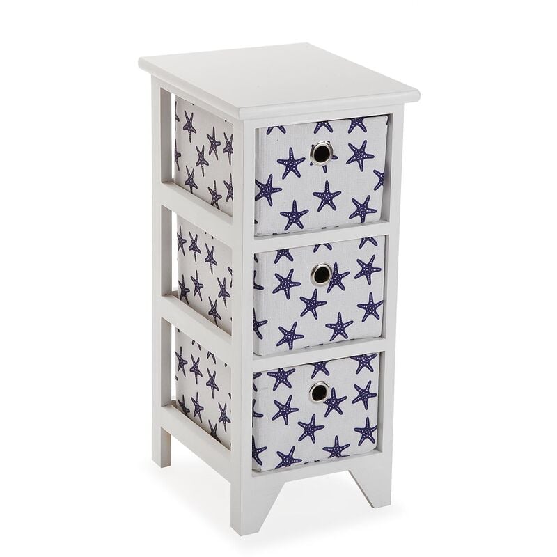 

Starfish Mueble para el Baño, 58x29x23cm - Azul - Versa