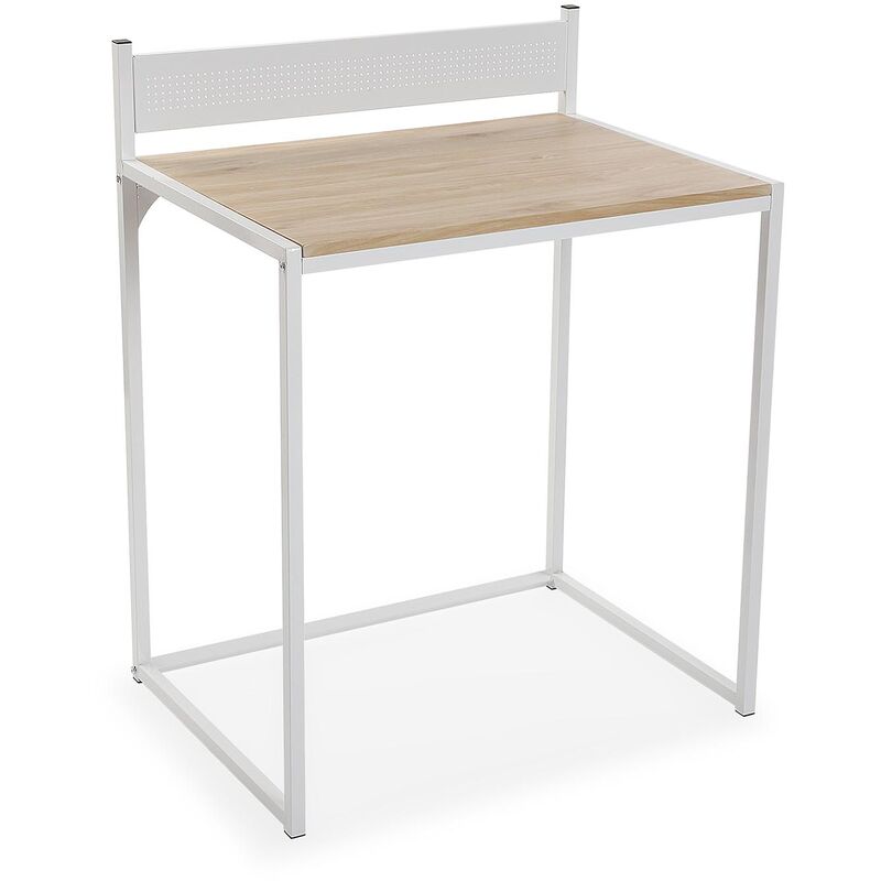

Newark Mesa Escritorio para el Ordenador, Mesa de Estudio, 90x50x70cm - Blanco - Versa