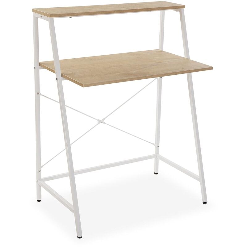 

Tokio Mesa Escritorio para el Ordenador, Mesa de Estudio, 104x48x80cm - Blanco - Versa