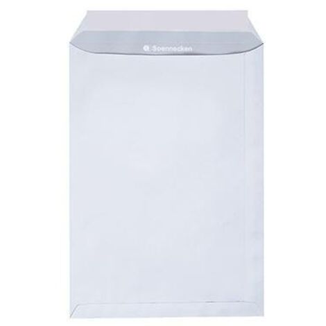 Versandtasche DIN C5 162 x 229 mm (B x H) ohne Fenster 90g/m² mit Haftklebung Papier weiß 25 St./Pack.