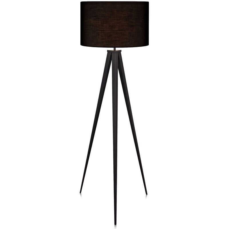 

Lámpara De Pie Negra LED Con Base Trípode Estándar VN-L00006-EU - Versanora