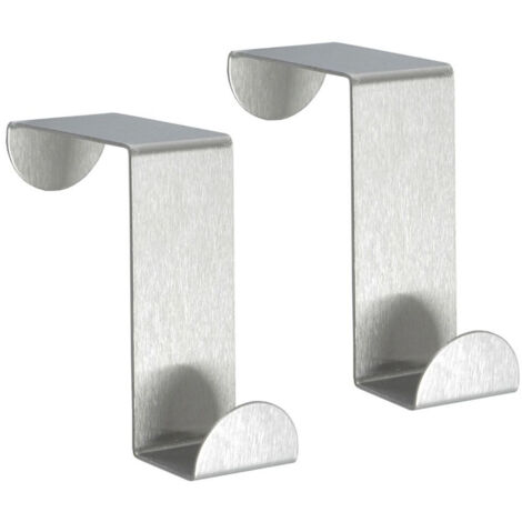 Versatile stainless steel hooks - easy installation without drilling