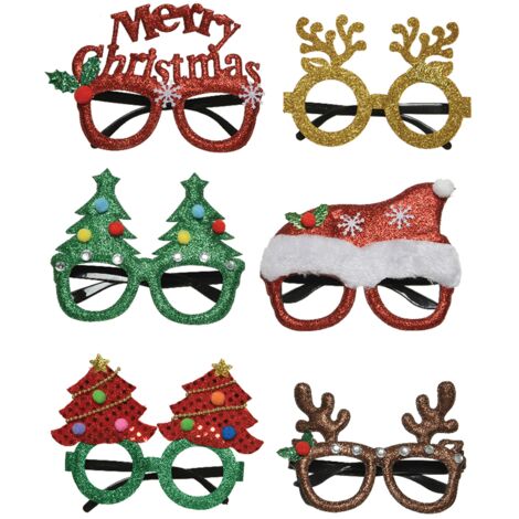 Verschiedene gefälschte Weihnachtsgläser
