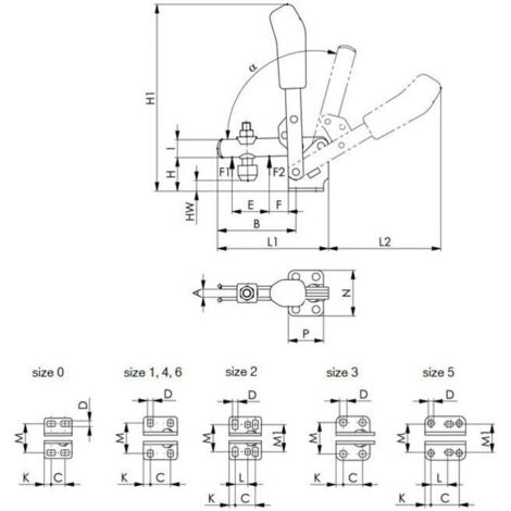 Verschlussspanner Nr.6848H Gr.2 horizontal AMF