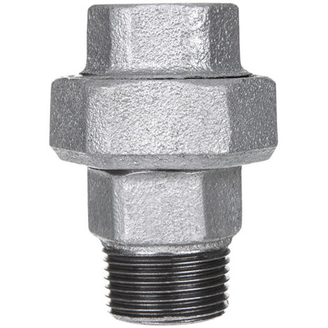 Verschraubung 2 1/2"I/A konisch dichtend Temperguss verzinkt 341