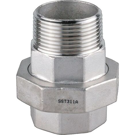 Verschraubung EN 10226-1 NPS 2 Zoll fl.dichtend 88mm 21mm 26mm SPRINGER