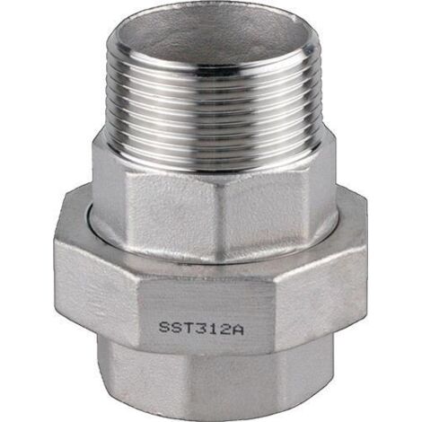 Verschraubung EN 10226-1 NPS=1 ″ 312A, konisch dichtend L 68 mm L1=17 mm L2=19 mm
