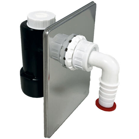 Versenkter Siphon DN40/50 mit Rückflussverhinderer