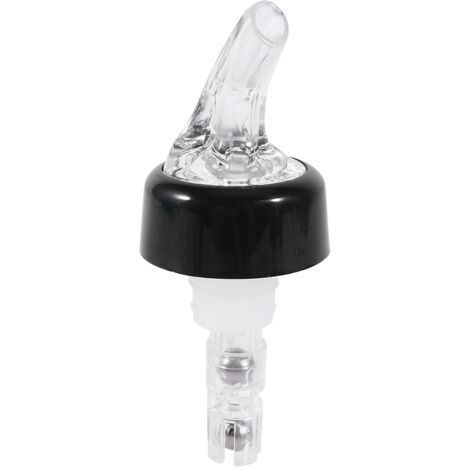 Verseur à alcool pratique 35ml en plastique transparent, bouchon pour bouteille de vin, bec verseur fluide.