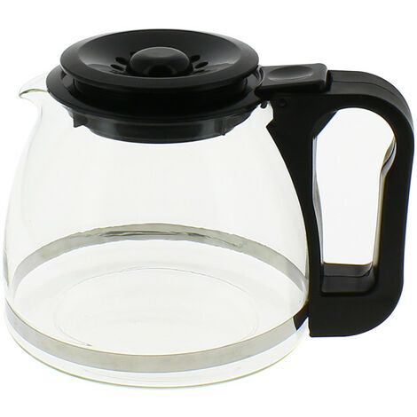 Verseuse conique noire avec couvercle adaptable  A05BLACK pour Cafetière - Expresso broyeur