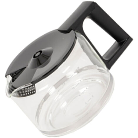 Verseuse en verre noir pour cafetière Tefal CM310811 – Système anti-goutte – Capacité 6 tasses – Compatible avec SEB et TEFAL