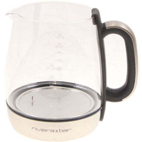 Verseuse en verre pour cafetière Riviera & Bar – Compatible modèle CHA DAO EXPERT BTA850 – Élégante et fonctionnelle