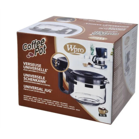 Verseuse universelle pour cafetière de 9 à 12 tasses.