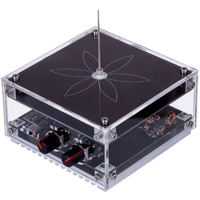 

Version BT Electronica multifuncional Audio Musica Modulo de bobina Tesla 2 modos de trabajo Altavoz de plasma ajustable Sonido Ciencia solida