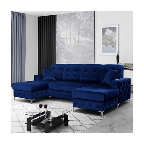 Navy Blue Corner Sofa Uk | Cabinets Matttroy