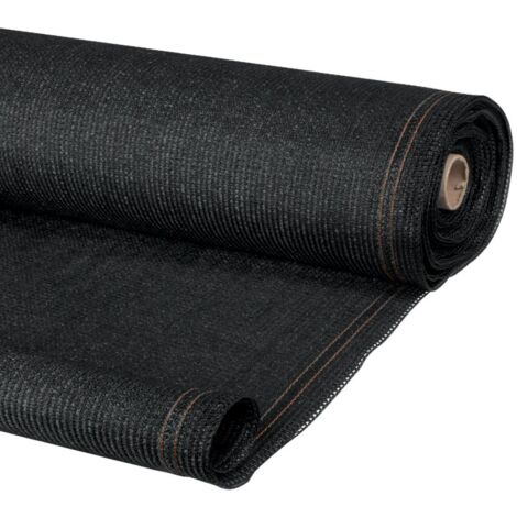 Verstärkter Sichtschutz 1 x 10 M schwarz 220 gr/m² Luxus PRO