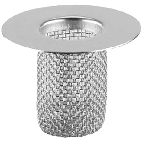 Verstärkter Spülbeckenablauf-Siebeinsatz aus Edelstahl 304 – 2 Universalgrößen (25–55 mm) mit flachem Rand – Haar- und Insektenfilter – 1 Stück