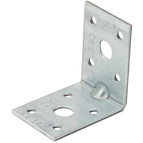 Verstärkter Winkelverbinder mit Rippe 50 x 50 x 35 x 2,0 mm