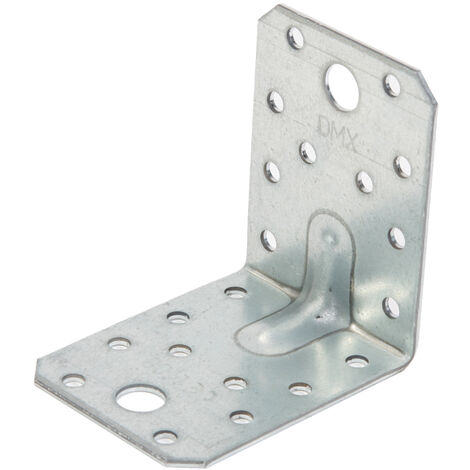 Verstärkter Winkelverbinder mit Rippe 70 x 70 x 55 x 2,0 mm