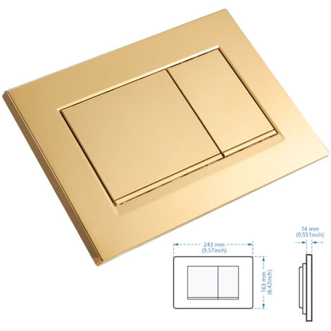 Verstecktes Bedienfeld Sigma30 Gebürstetes Gold Glänzendes Goldband Füllknopf - SONSTIGES