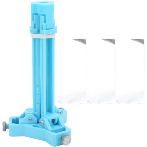 Verstellbare 3D-Pfeilbefiederungsvorrichtung mit tragbarer, transparenter Skala für 3,6–10 mm Rohre, Blau