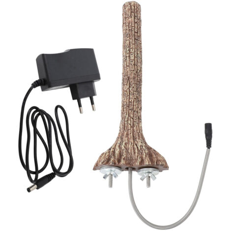 Verstellbare, beheizte Vogelstange (5 W), thermostatgesteuert für Papageien und Hamster, EU-Stecker (100–240 V)