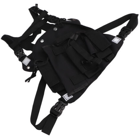 Verstellbare Brusttasche aus Oxford-Gewebe für Walkie-Talkies und Kommunikationsgeräte