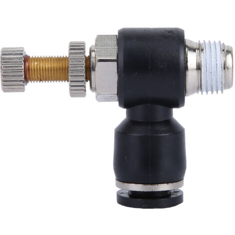 Verstellbare Düse für CO2-Laserschneidmaschine mit Gasventil (6-mm-Schlauch, 9,7-mm-Gewinde)