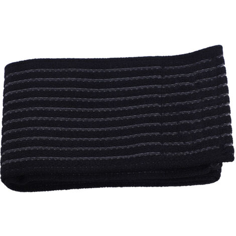 Verstellbare elastische Knöchelbandage für Fitness und Fitnessstudio – Schwarz