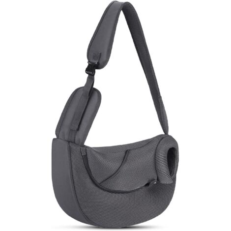 Verstellbare Hundetragetasche aus Leder – Reiseetui mit Tasche, für kleine Hunde und Welpen, atmungsaktiv, komfortabel & stilvoll