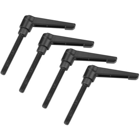Verstellbare Maschinengriffe aus Metall – M8-Außengewinde (50 mm) – 4er-Pack